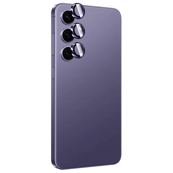 Galaxy S24 Titanium Premium Temperli Kamera Lens Koruyucu