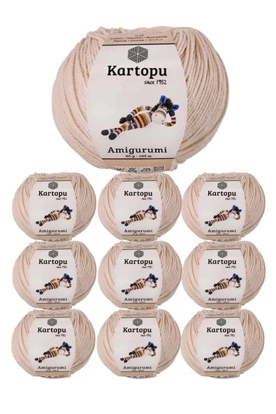 10 Adet Amigurumi El Örgü İpi 50gr 354