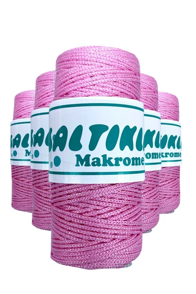 5 Adet Polyester Simli Makrome İpi Ss-1545