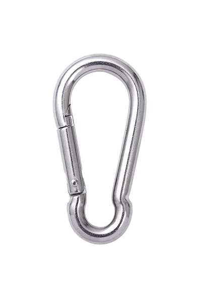 Şaki̇r Hirdavat 12MM Düz Yaylı Galvanizli Karabina 1 Adet