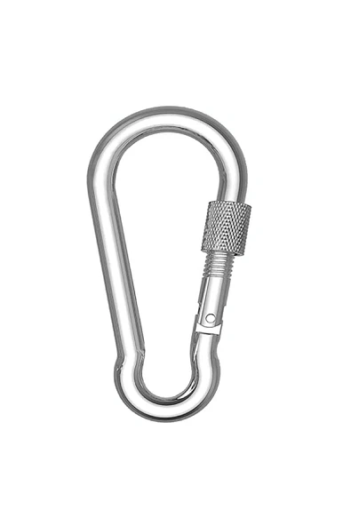 Şaki̇r Hirdavat 5MM Vidalı Yaylı Galvanizli Karabina 1 Adet