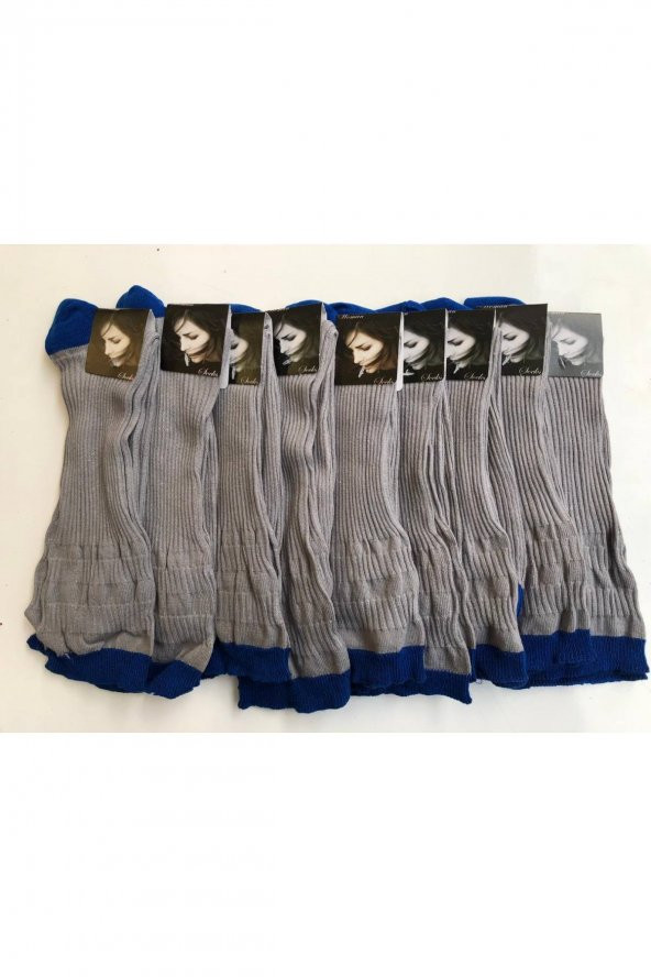 Blues Moda Uzun Çorap Kadin Resi̇mli̇