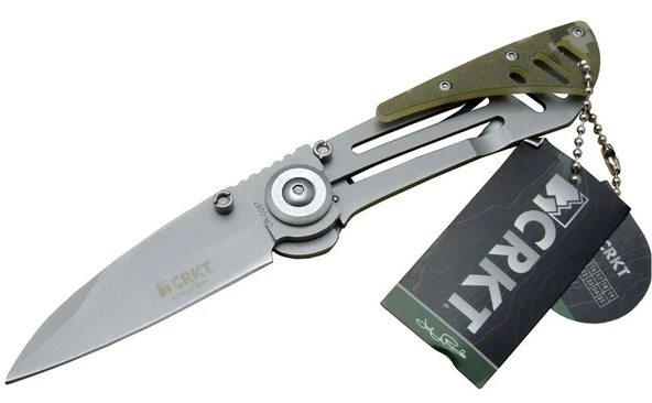 Crkt Cr 0087 Km Kamp Çakı 18 Cm - Metal Saplı, Otomatik, Kılıflı