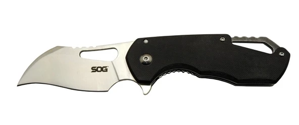 Sog İsonzo 1396BK Siyah Kamp Çakı 18cm - Yarı Otomatik, Kemerlikli, Kutulu